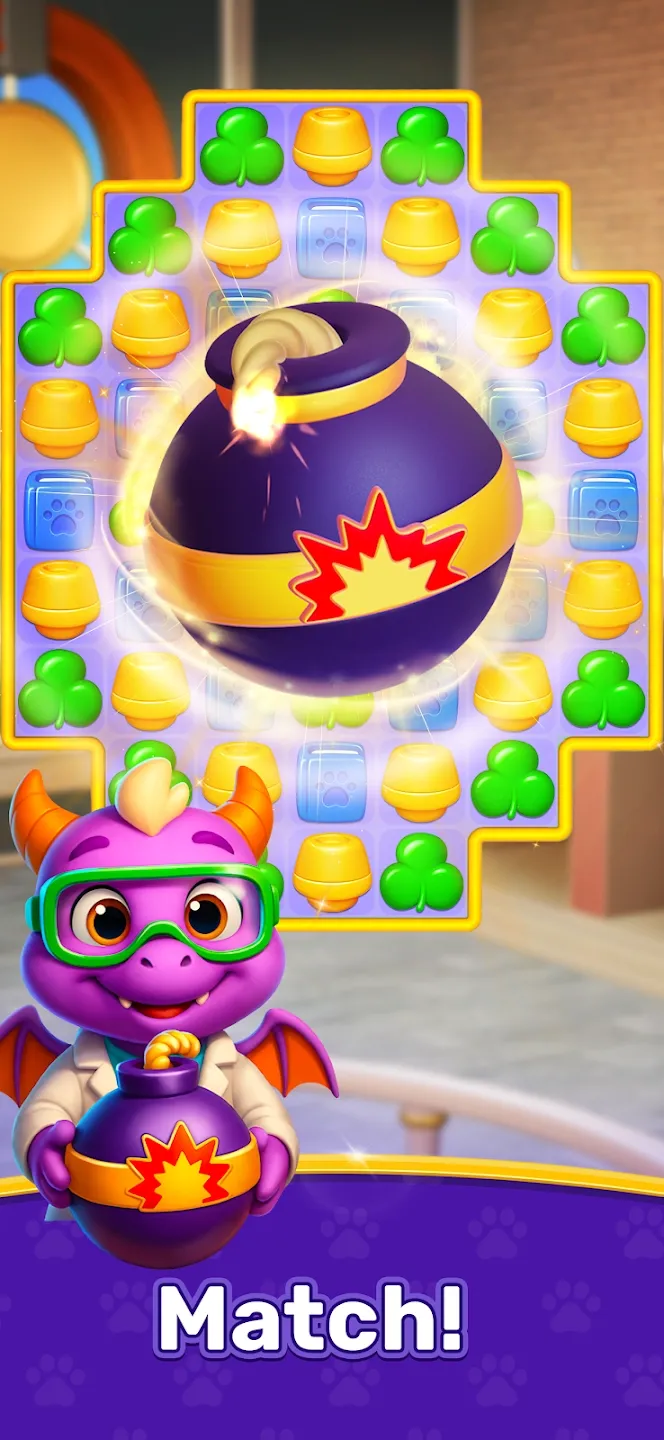 Zrzut ekranu z gry Roy Story przedstawiający pole gry i głównego bohatera Roya